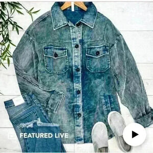 NWOT Blue Shacket #24